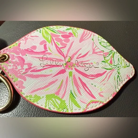 Lilly Pulitzer Lemon Handbag Charm/Key Chain.  Koala Me Maybe Pattern. NWOT. - Picture 6 of 6